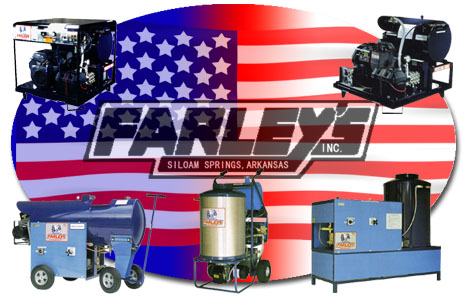 Farley's Inc , gemini, challenger, explorer, intrepid pressure washers and heaters