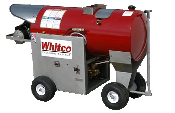 Whitco PEO series, diesle fired hot power wash
